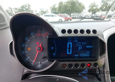 2012 Chevrolet Sonic 2Lt из США, поврежденный, VIN 1G1JC5SH4C4109269